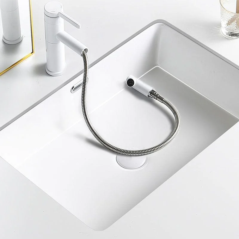 Modern Undermount Bathroom Sink Porcelain with Pop-Up Drain Basin Sink -Bathlova