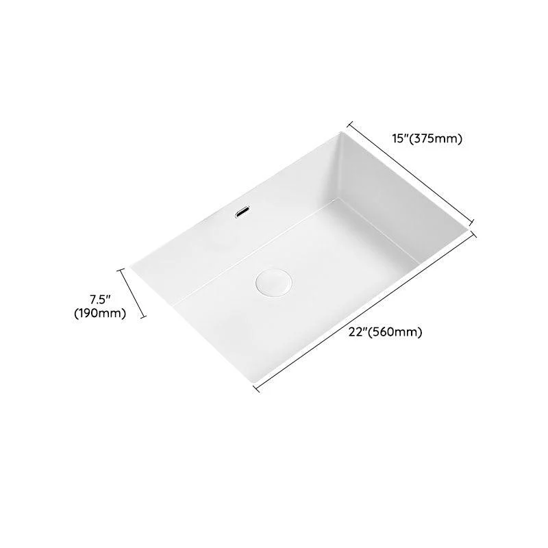 Modern Undermount Bathroom Sink Porcelain with Tap Wash Stand -Bathlova