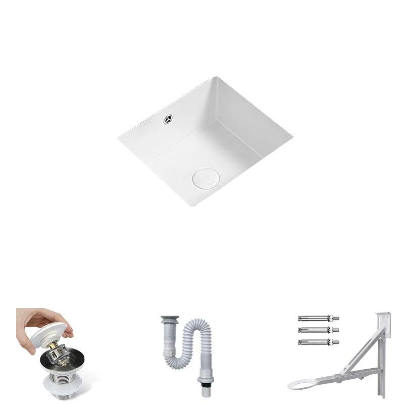 Modern Undermount Bathroom Sink Porcelain with Tap Wash Stand -Bathlova