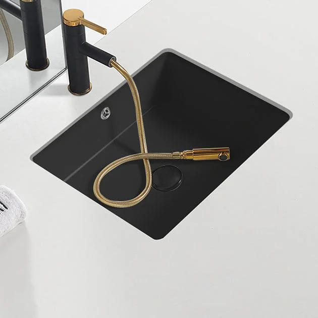 Modern Undermount Bathroom Sink Rectangular Undermount Bathroom Sink with Overflow -Bathlova