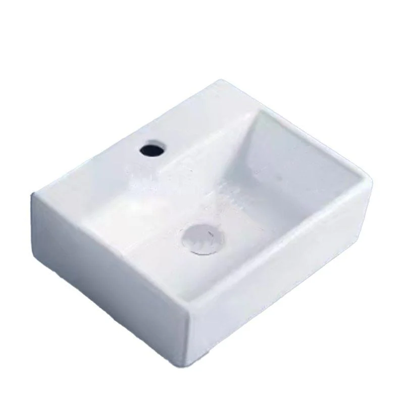 Modern Vessel Bathroom Sink Porcelain White Wash Stand for Bathroom -Bathlova