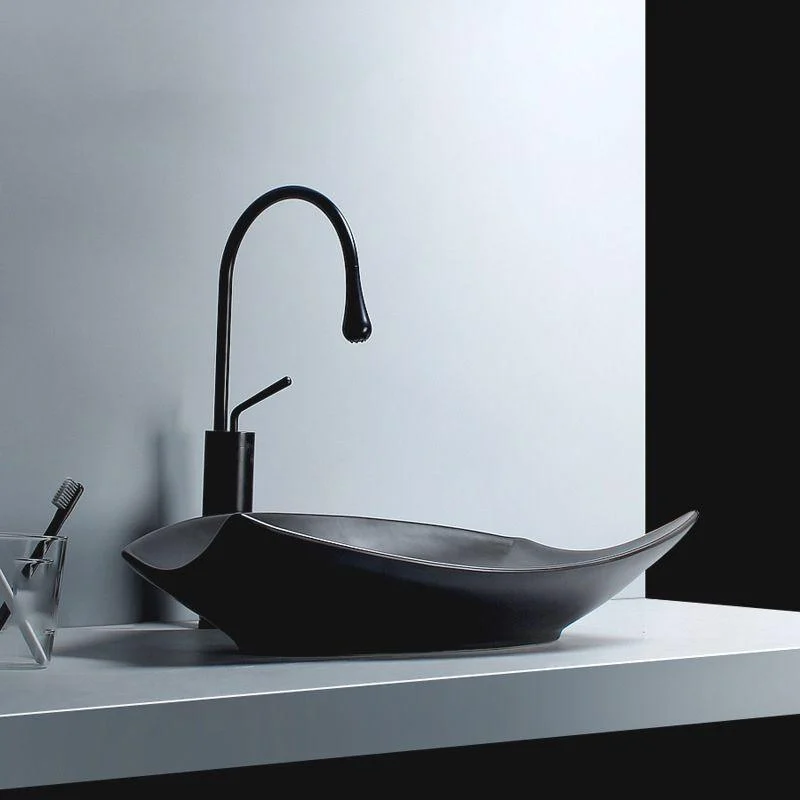 Modern Vessel Bathroom Sink Specialty with Basin Vessel Sink(Not Included Tap) -Bathlova