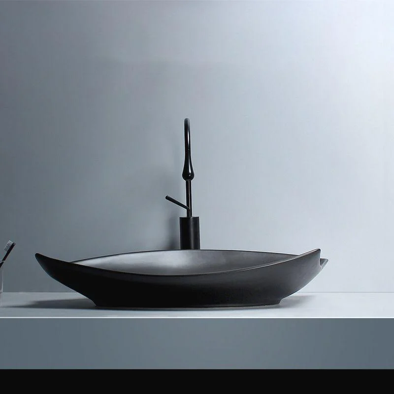 Modern Vessel Bathroom Sink Specialty with Basin Vessel Sink(Not Included Tap) -Bathlova