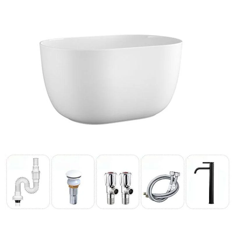 Modern Vessel Lavatory Sink Oval Porcelain with Pop-Up Drain Vessel Sink -Bathlova