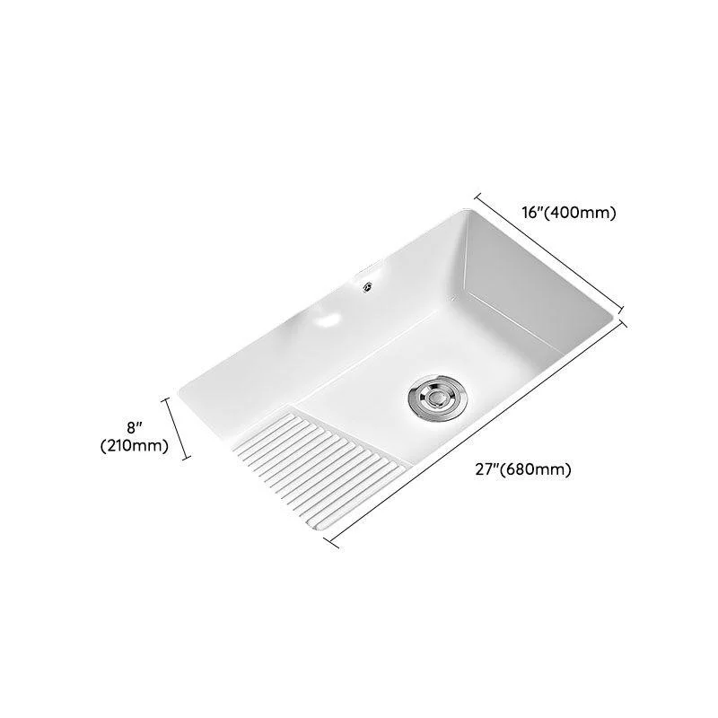 Modern Vessel Lavatory Sink Porcelain with Tap Bathroom Sink -Bathlova