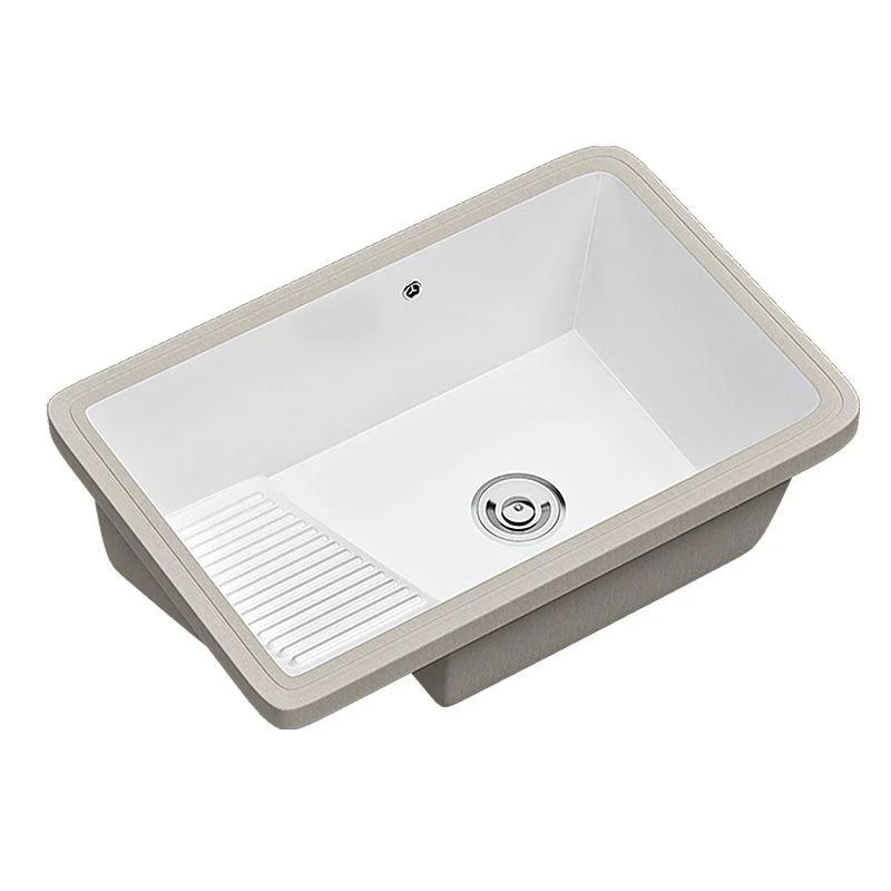 Modern Vessel Lavatory Sink Porcelain with Tap Bathroom Sink -Bathlova