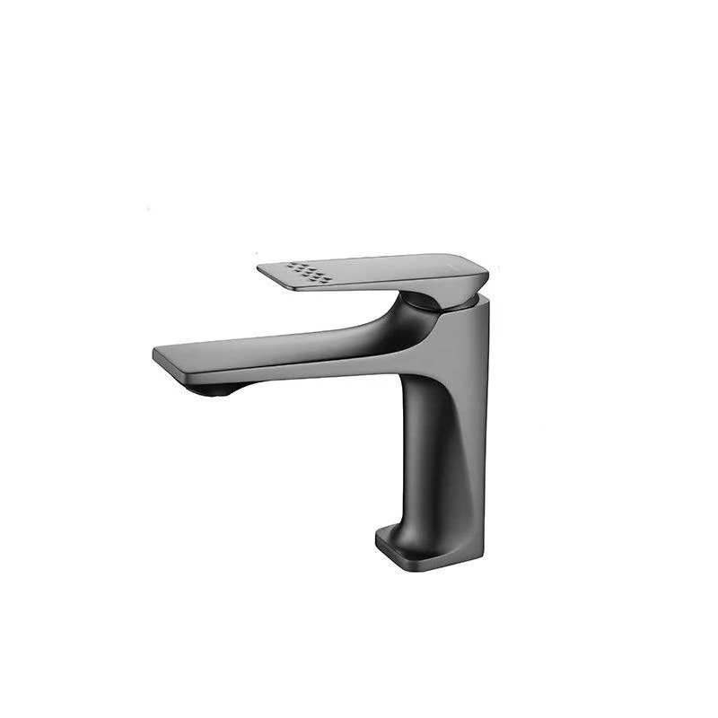 Modern Vessel Sink Tap Copper Lever Handle Low Arc Vessel Tap for Bathroom -Bathlova