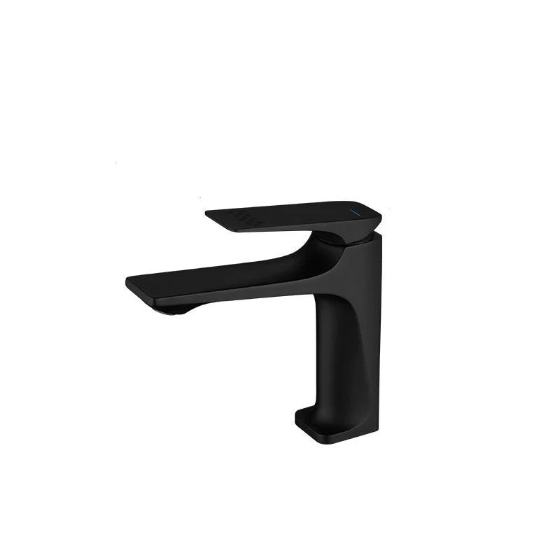 Modern Vessel Sink Tap Copper Lever Handle Low Arc Vessel Tap for Bathroom -Bathlova