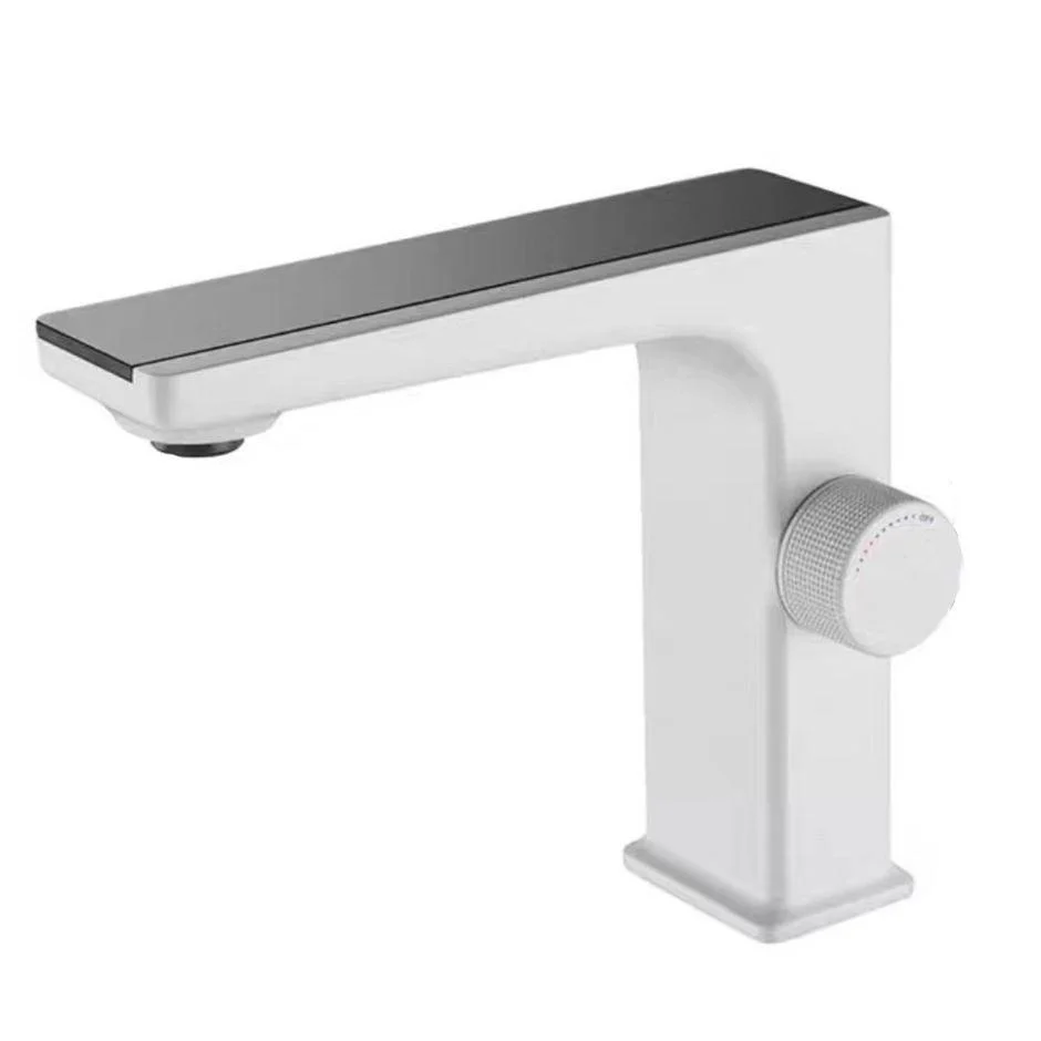 Modern Vessel Sink Tap Digital Display Knob Handle Low Arc Tap -Bathlova