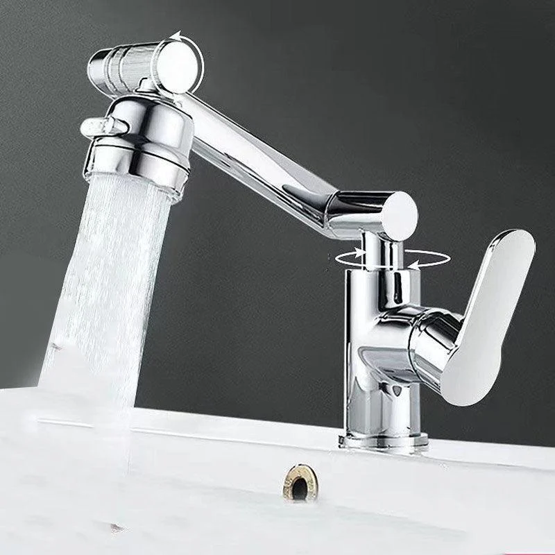 Modern Vessel Sink Tap Stainless Steel Lever Handle Low Arc Vessel Tap -Bathlova