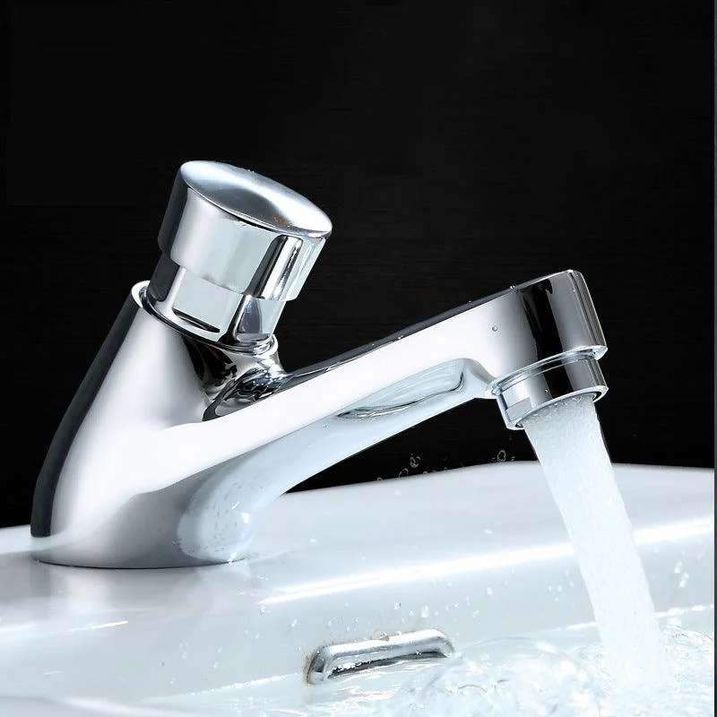 Modern Vessel Tap Brass 1-Handle Low Arc Vessel Tap for Home -Bathlova