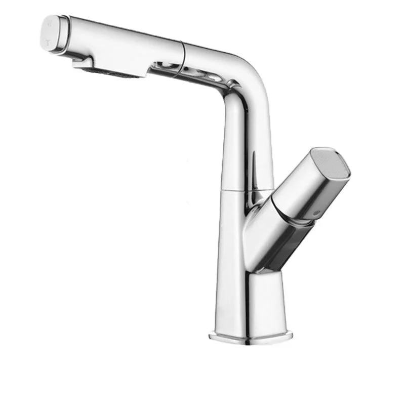 Modern Vessel Tap Brass Lever Handles Swivel Spout Vessel Sink Bathroom Tap -Bathlova