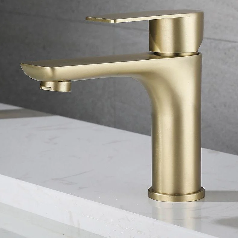 Modern Vessel Tap Copper Single Handle Low Arc Vessel Tap for Home -Bathlova