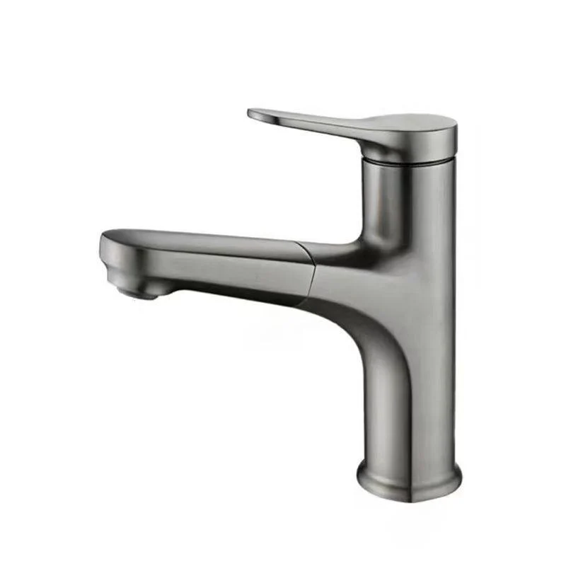 Modern Vessel Tap Copper Single Handle Retractable Vessel Tap -Bathlova