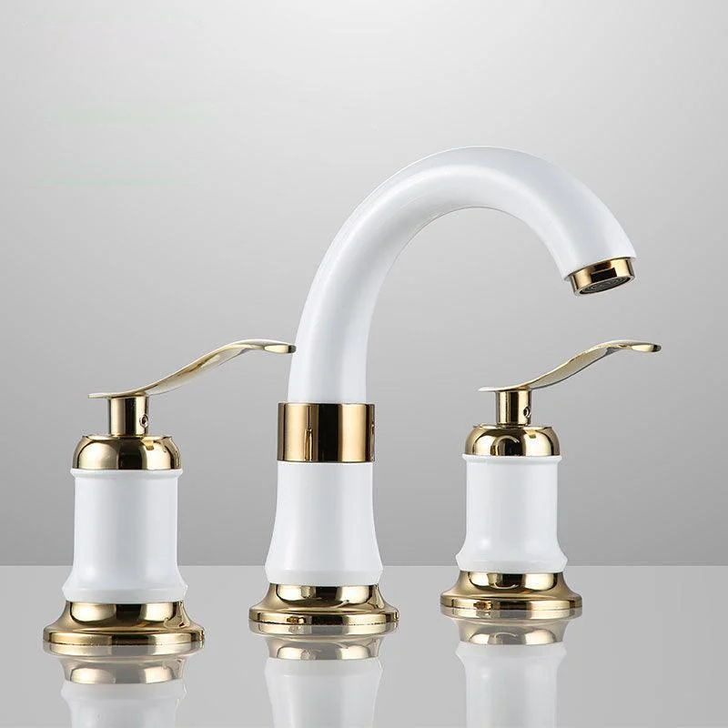 Modern Vessel Tap Metal Lever Handles Low Arc Vessel Tap for Home -Bathlova