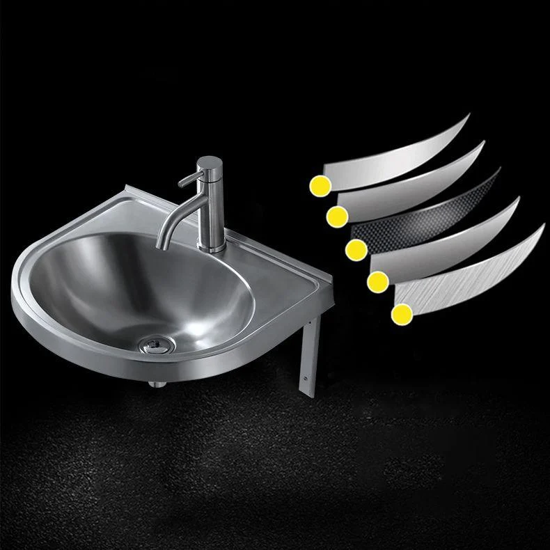 Modern Wall Mount Bathroom Sink Metal Wall Mount Bathroom Sink -Bathlova