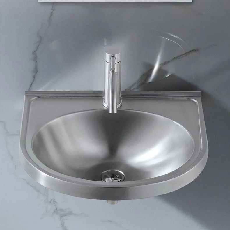 Modern Wall Mount Bathroom Sink Metal Wall Mount Bathroom Sink -Bathlova