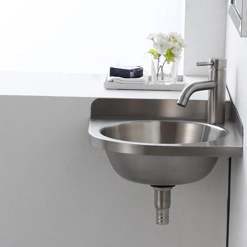 Modern Wall Mount Bathroom Sink Metal Wall Mount Bathroom Sink With Basin -Bathlova