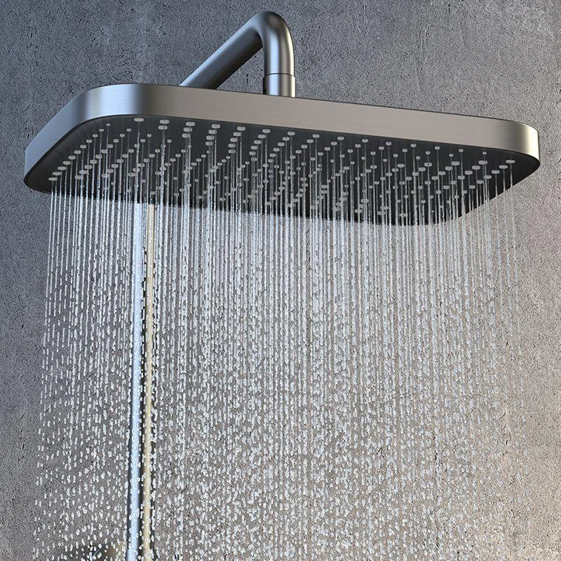 Modern Wall Mounted Adjustable Water Flow Shower Tap Shower Hose Shower System -Bathlova