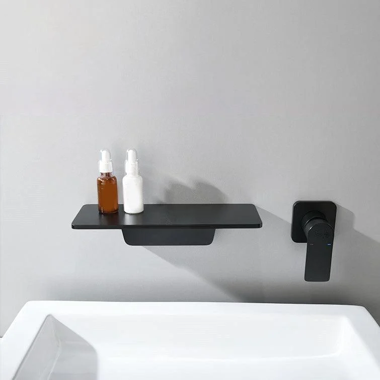 Modern Wall Mounted Bathroom Tap Waterfall Spout Vessel Sink Tap -Bathlova