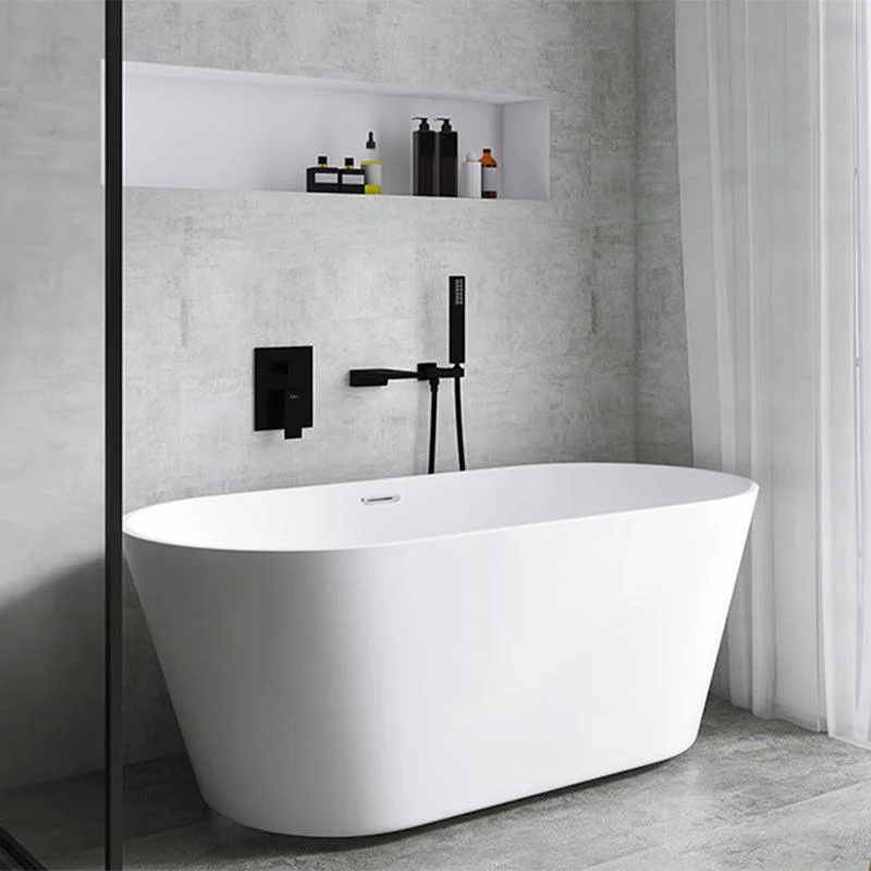 Modern Wall Mounted Metal Tub Filler Single Handle Bathroom Tap -Bathlova