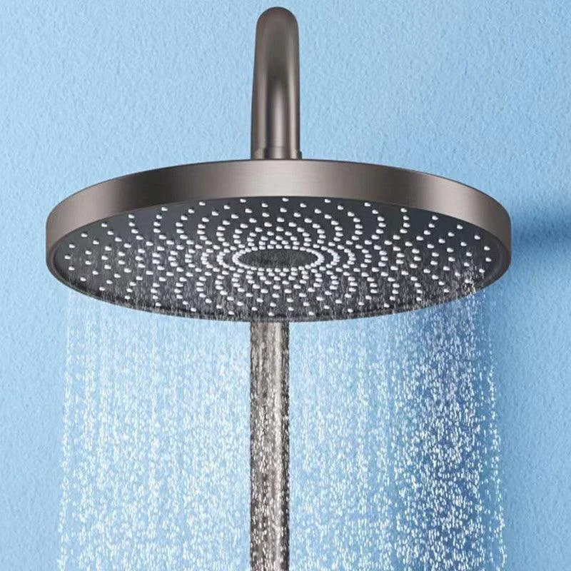 Modern Wall Mounted Shower System Dual Shower Head Shower Set -Bathlova