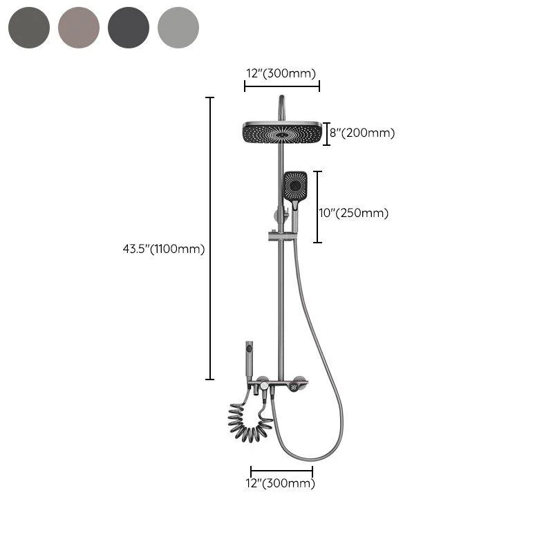 Modern Wall Mounted Shower System Dual Shower Head Shower Set -Bathlova