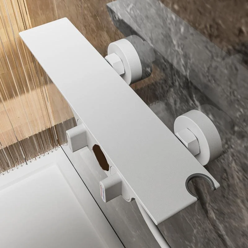 Modern Wall Mounted Tap 2-Handle and 2-Hole Bath Tap Trim -Bathlova