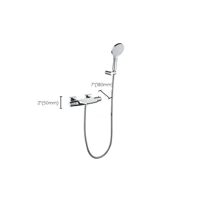 Modern Wall Mounted Tap Handheld Shower Head Waterfall Tap -Bathlova