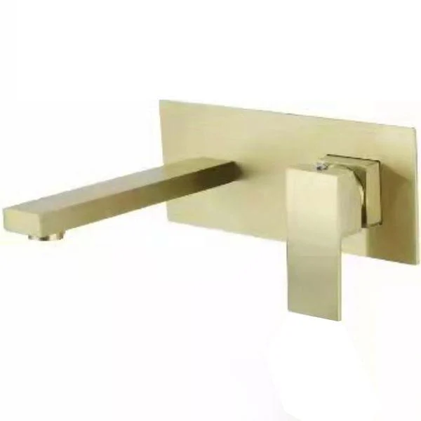 Modern Wall Mounted Taps Copper Widespread Wall Mounted Bathroom Sink Tap -Bathlova