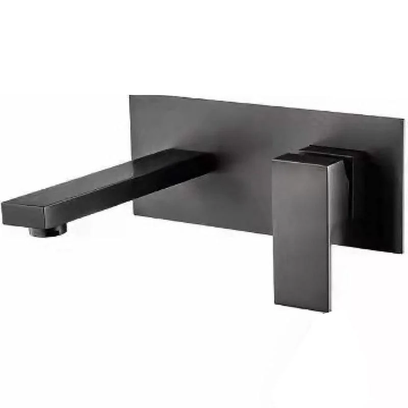 Modern Wall Mounted Taps Copper Widespread Wall Mounted Bathroom Sink Tap -Bathlova