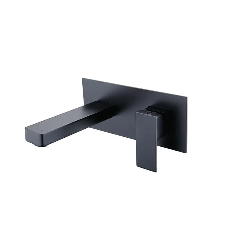 Modern Wall Mounted Taps Copper Widespread Wall Mounted Bathroom Sink Tap -Bathlova