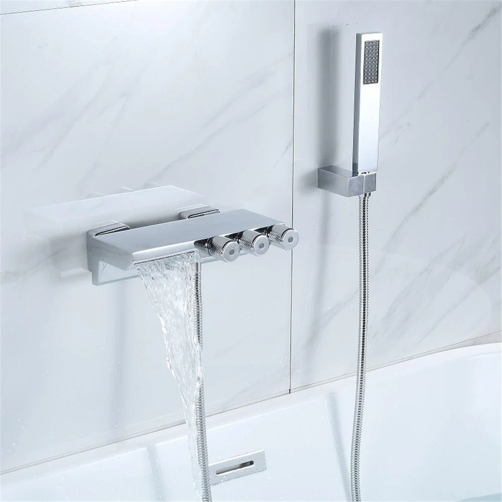 Modern Wall Mounted Waterfall Bathtub Shower Tap -Bathlova