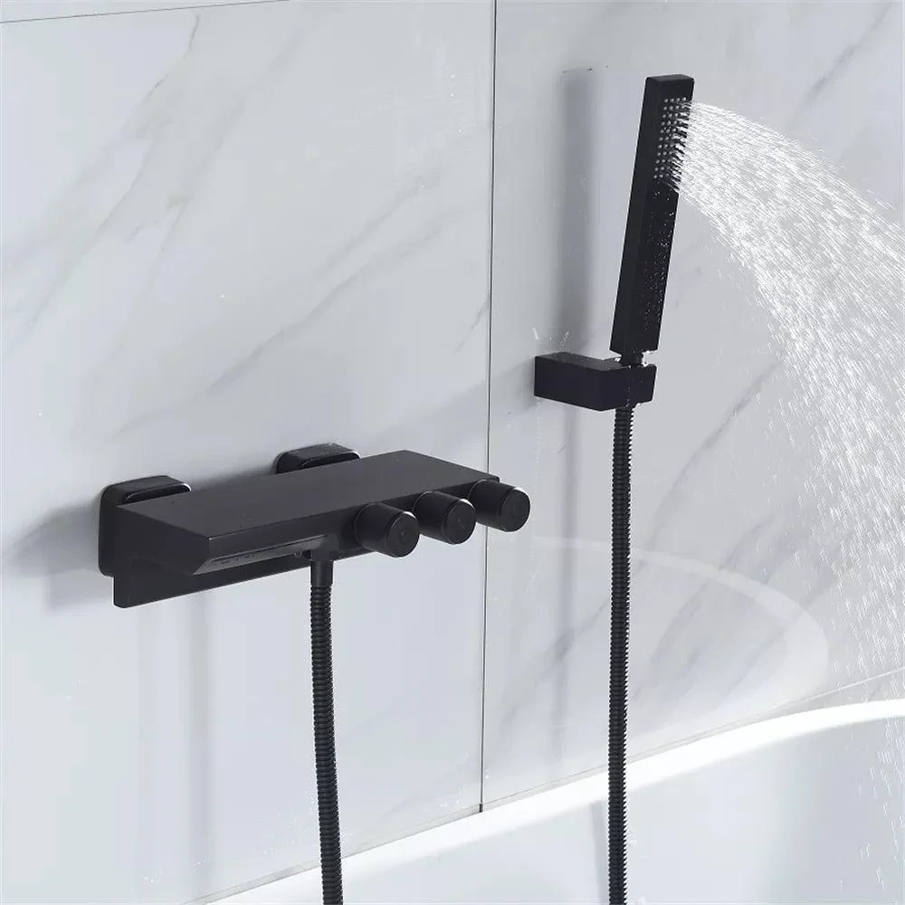 Modern Wall Mounted Waterfall Bathtub Shower Tap -Bathlova