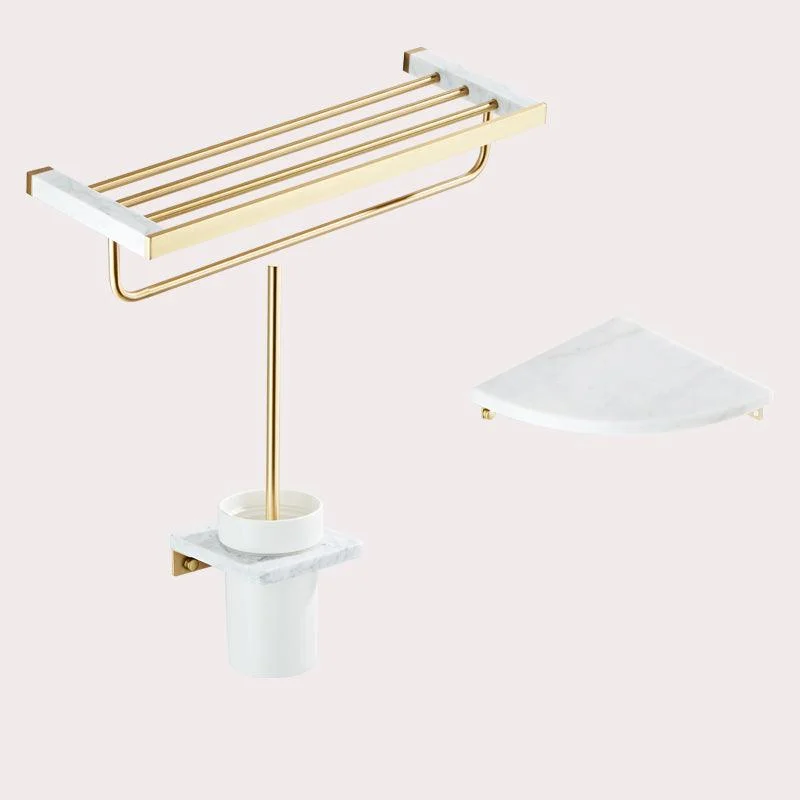 Modern White Bathroom Accessory As Individual Or As a Set in Marble -Bathlova