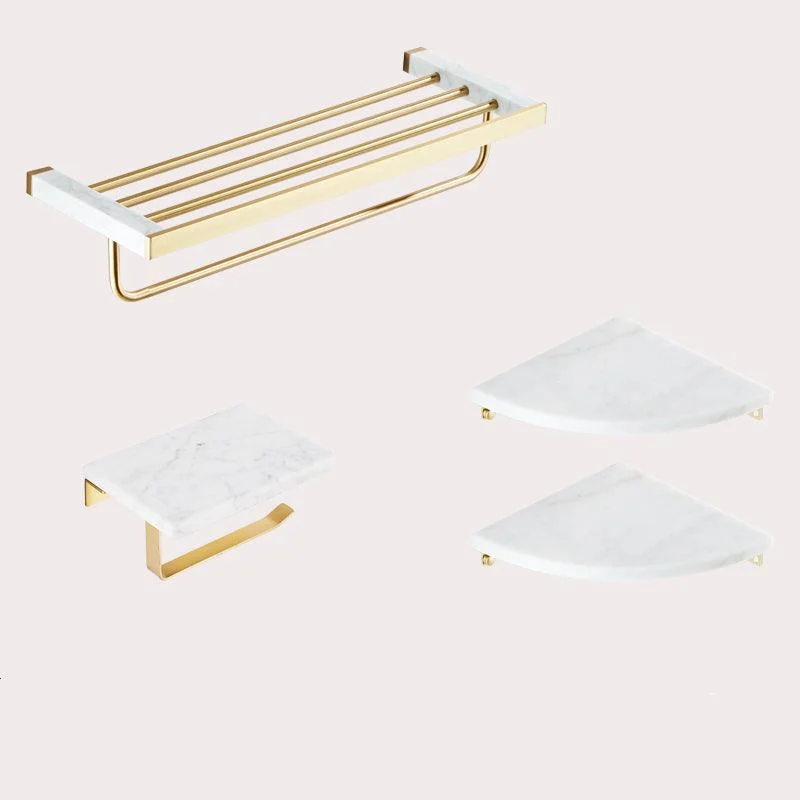 Modern White Bathroom Accessory As Individual Or As a Set in Marble -Bathlova