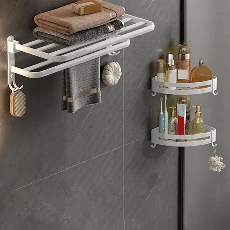 Modern White Bathroom Accessory As Individual Or As a Set in Metal -Bathlova