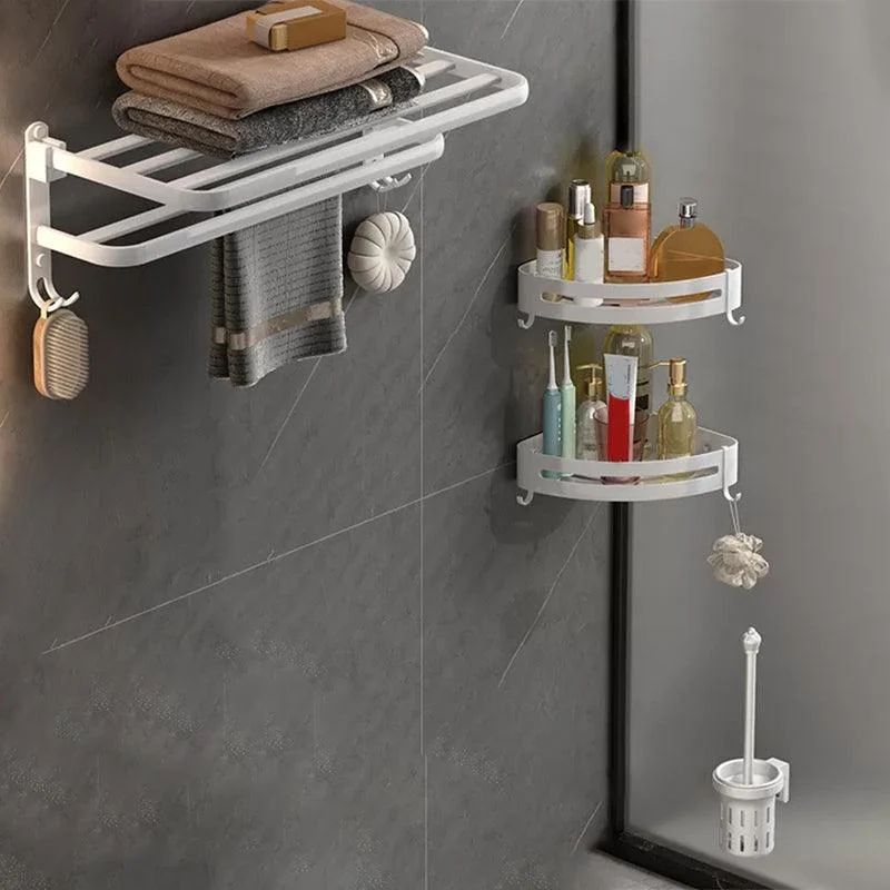 Modern White Bathroom Accessory As Individual Or As a Set in Metal -Bathlova