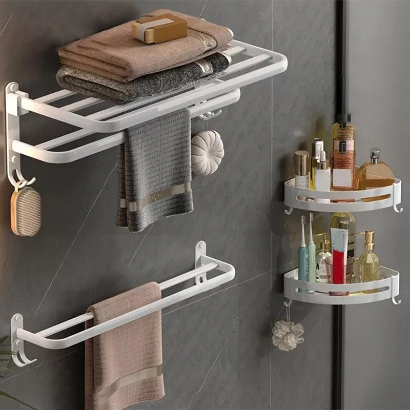 Modern White Bathroom Accessory As Individual Or As a Set in Metal -Bathlova