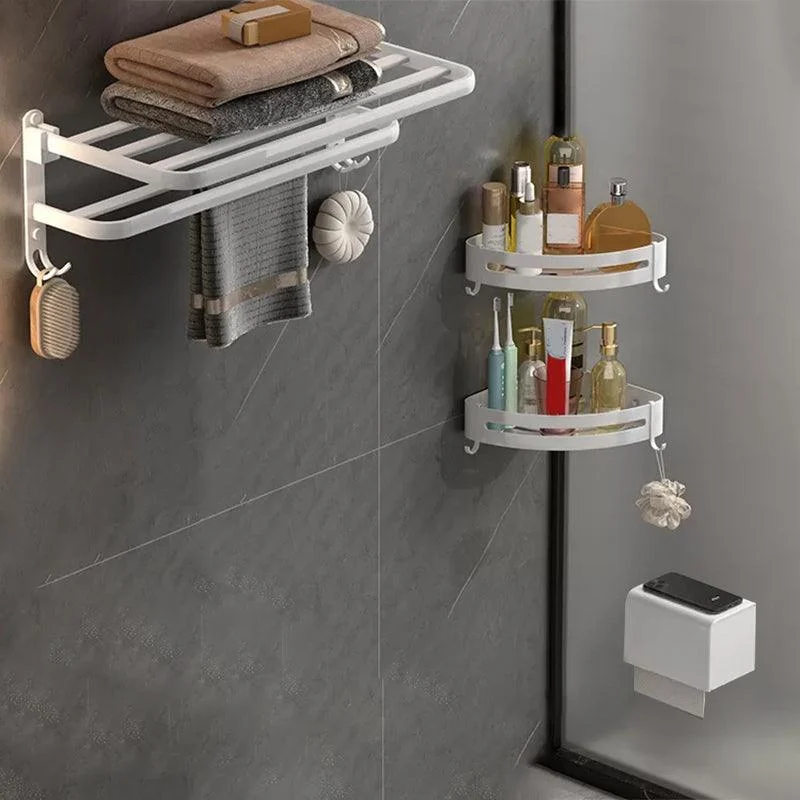 Modern White Bathroom Accessory As Individual Or As a Set in Metal -Bathlova