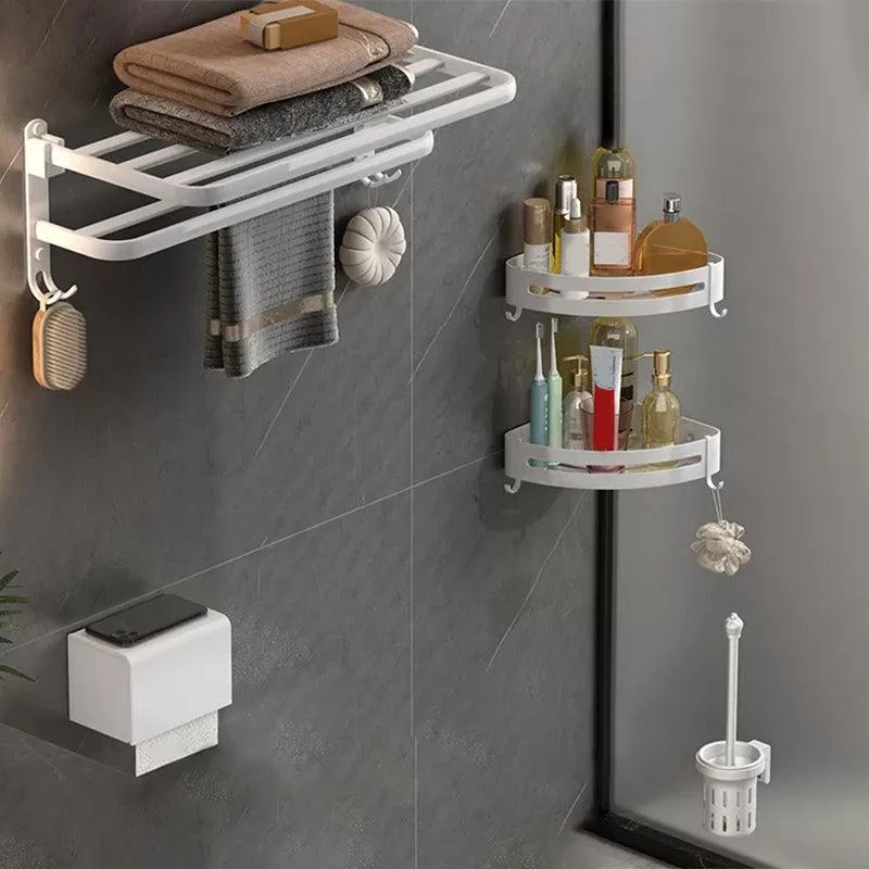 Modern White Bathroom Accessory As Individual Or As a Set in Metal -Bathlova