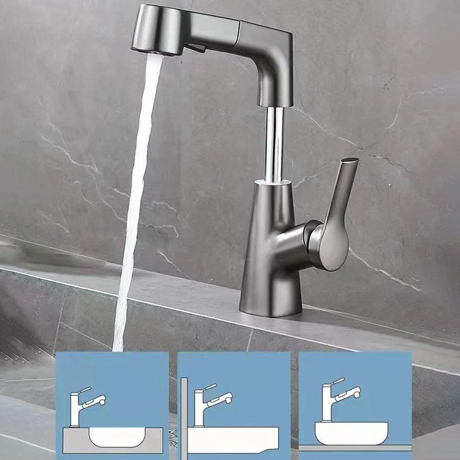 Modern Widespread Bathroom Tap Copper Basin Lavatory Tap -Bathlova