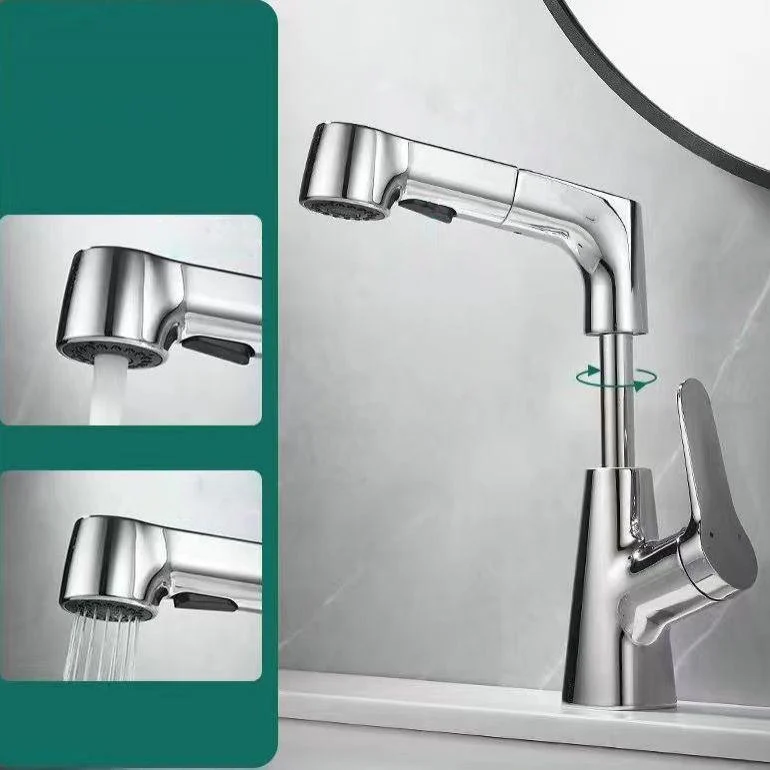 Modern Widespread Bathroom Tap Copper Basin Lavatory Tap -Bathlova