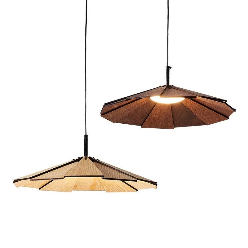 Modern Wood Pendant Light -Bathlova