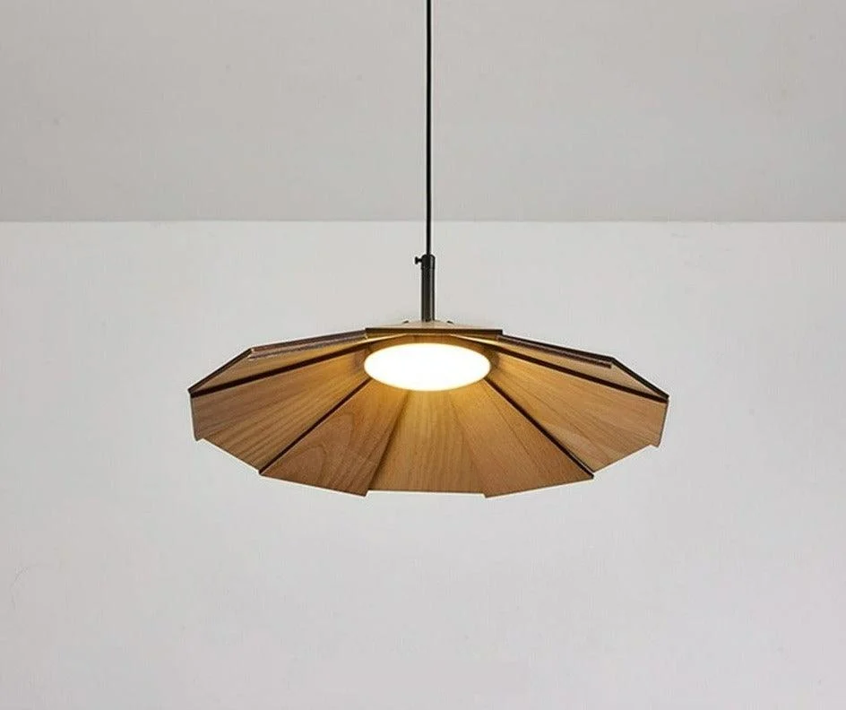 Modern Wood Pendant Light -Bathlova