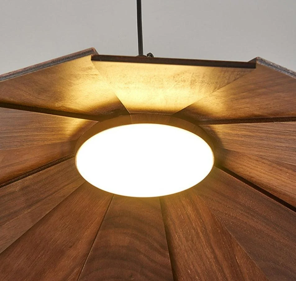 Modern Wood Pendant Light -Bathlova