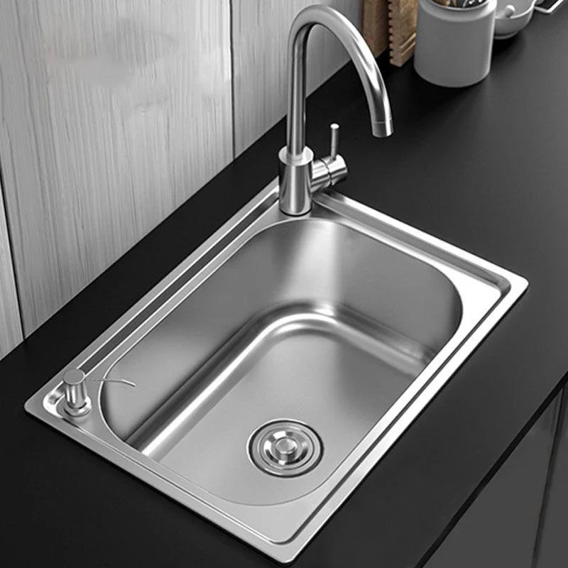 Modern Workstation Sink Stainless Steel Drain Assembly and Tap Kitchen Sink -Bathlova