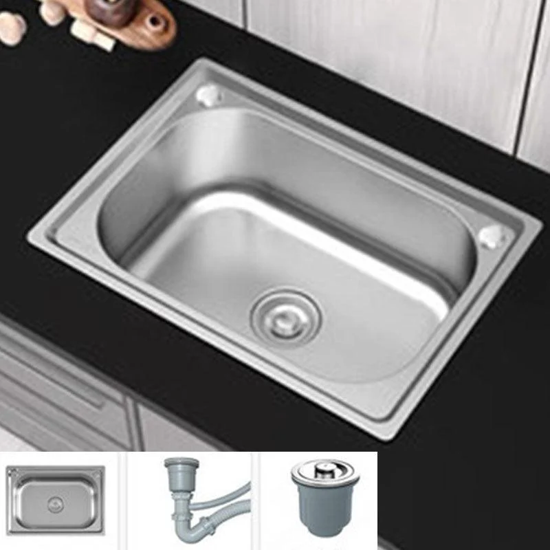 Modern Workstation Sink Stainless Steel Drain Assembly and Tap Kitchen Sink -Bathlova