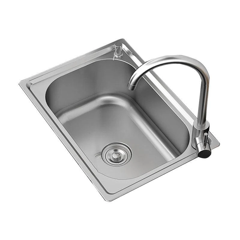 Modern Workstation Sink Stainless Steel Drain Assembly and Tap Kitchen Sink -Bathlova