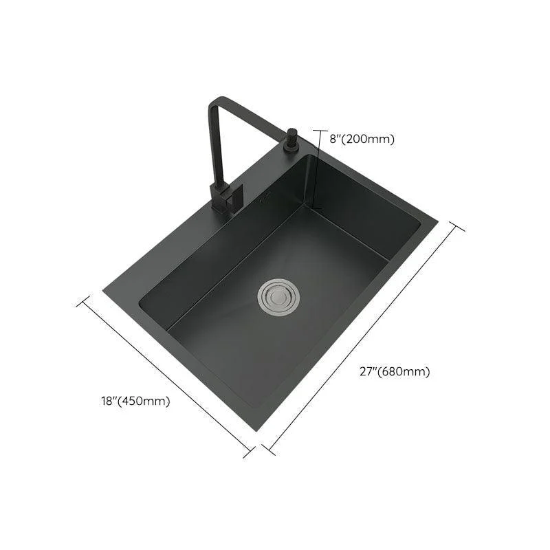 Modern Workstation Sink Stainless Steel with Accessories and Tap Kitchen Sink -Bathlova